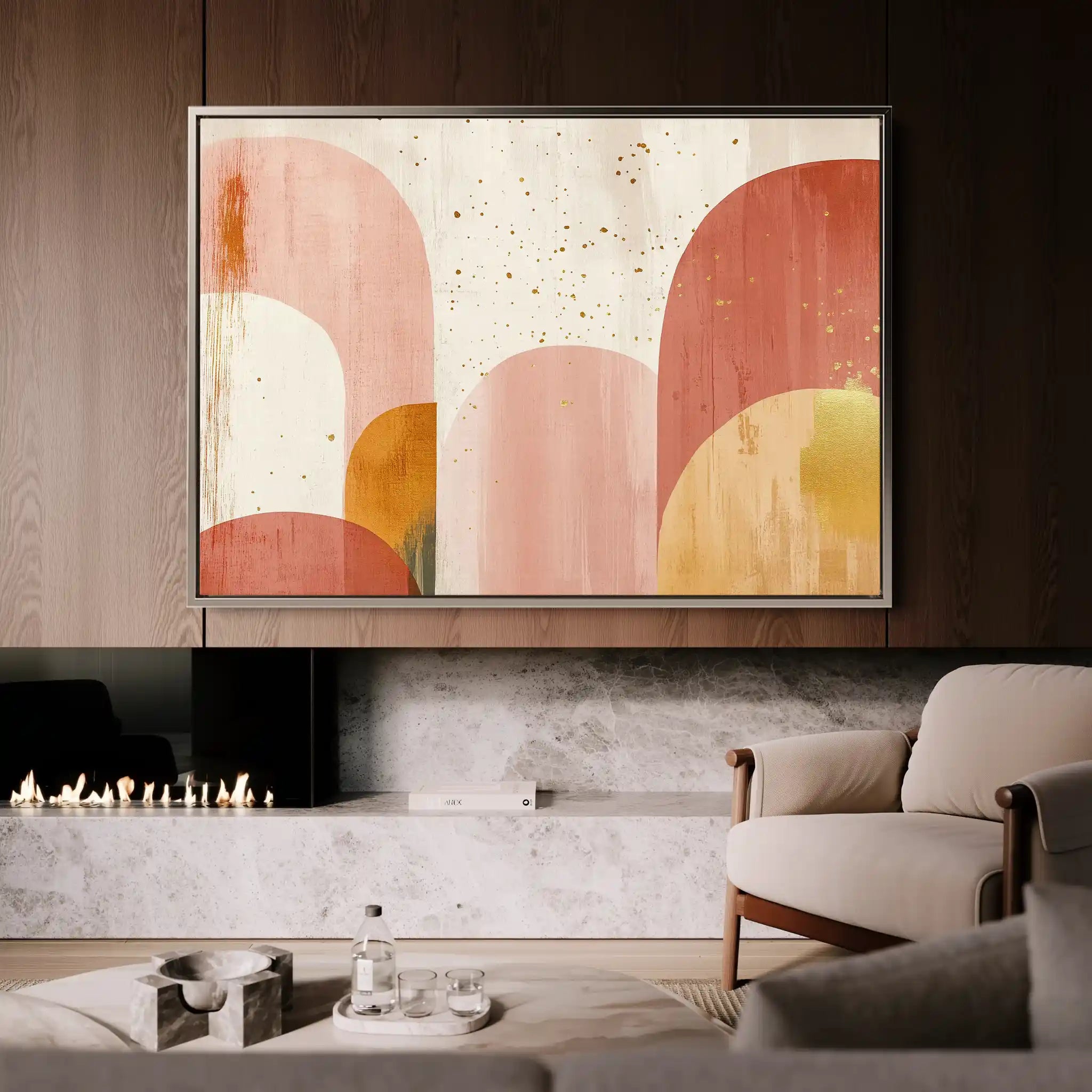 Boho 190 Canvas Art 60 x 40 cm / Black