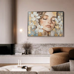 Portrait 190 Canvas Art 60 x 40 cm / Black