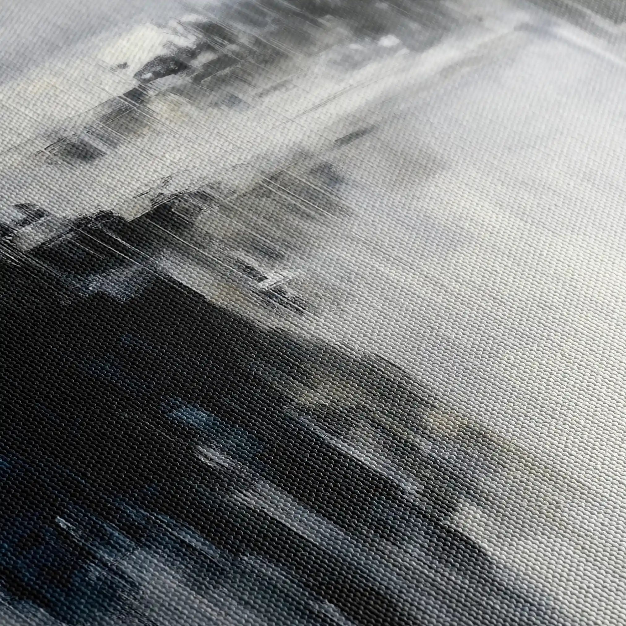 Abstract 1901 Canvas Art 60 x 40 cm / Black