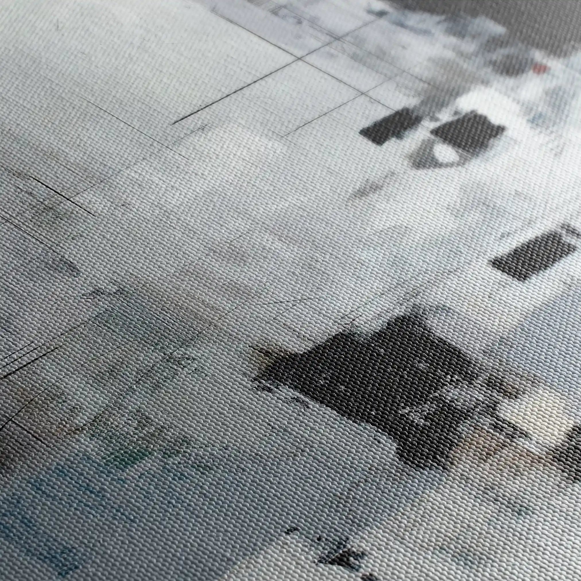 Abstract 1906 Canvas Art 60 x 40 cm / Black