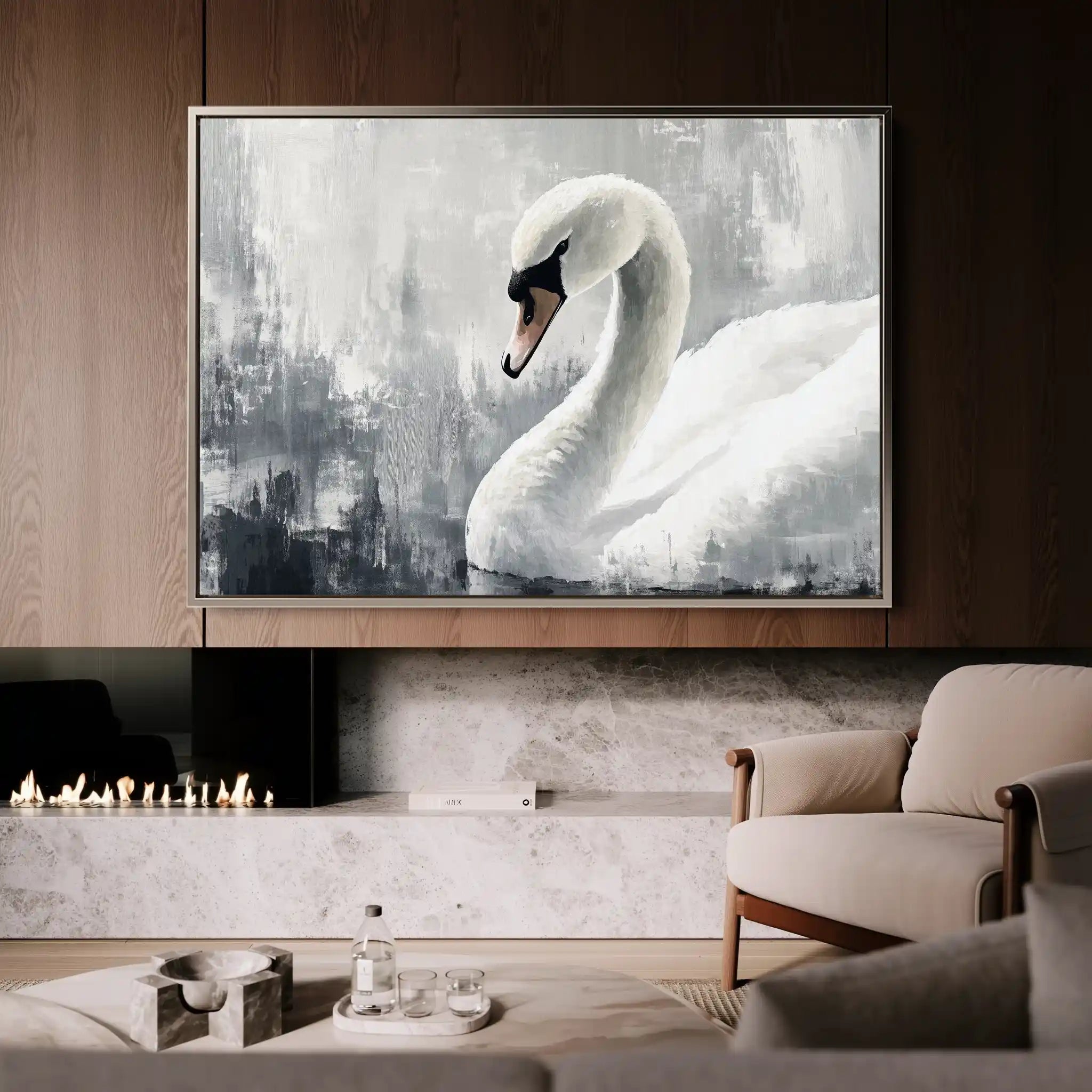 Animals 191 Canvas Art 60 x 40 cm / Black