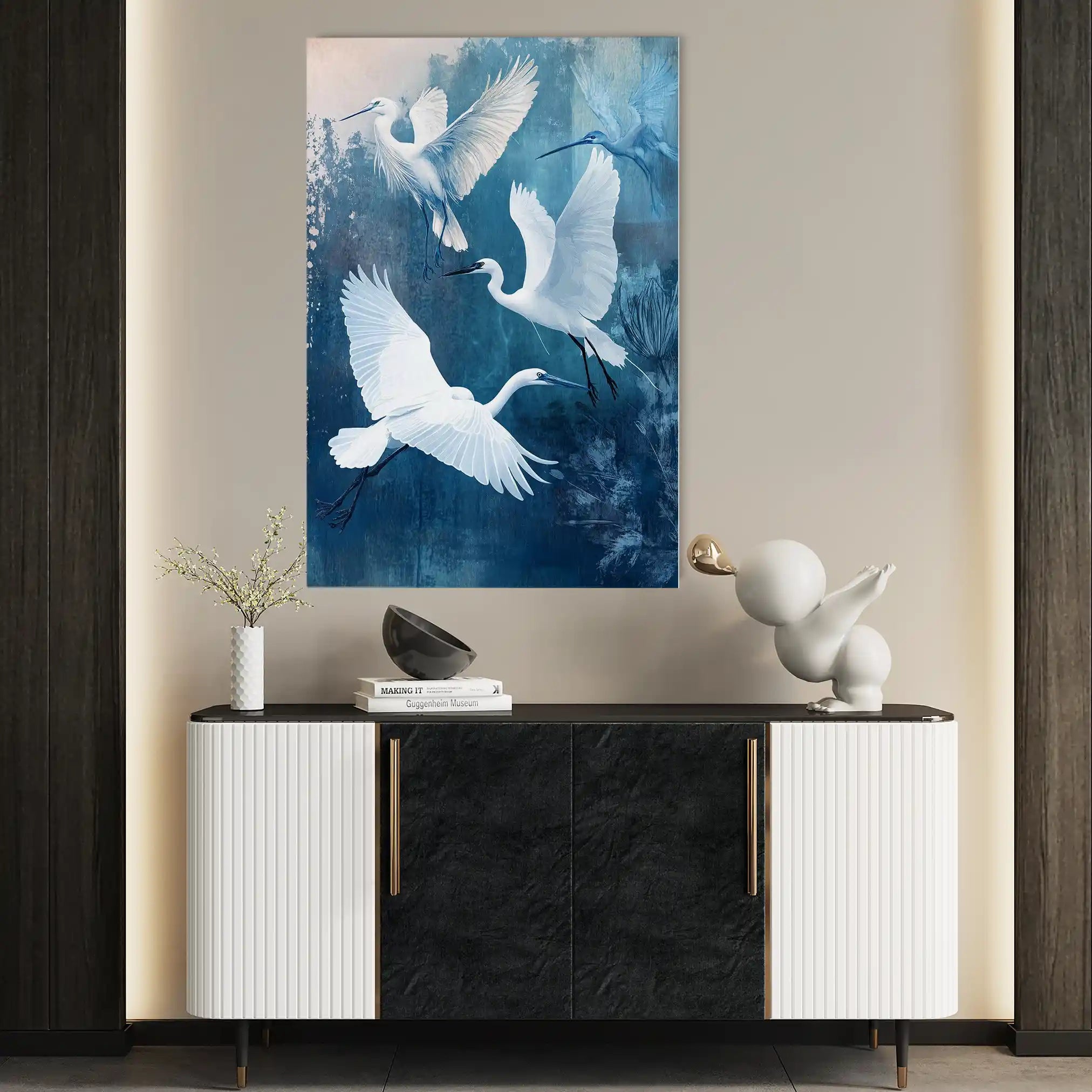 Animals 192 Canvas Art 60 x 40 cm / Black