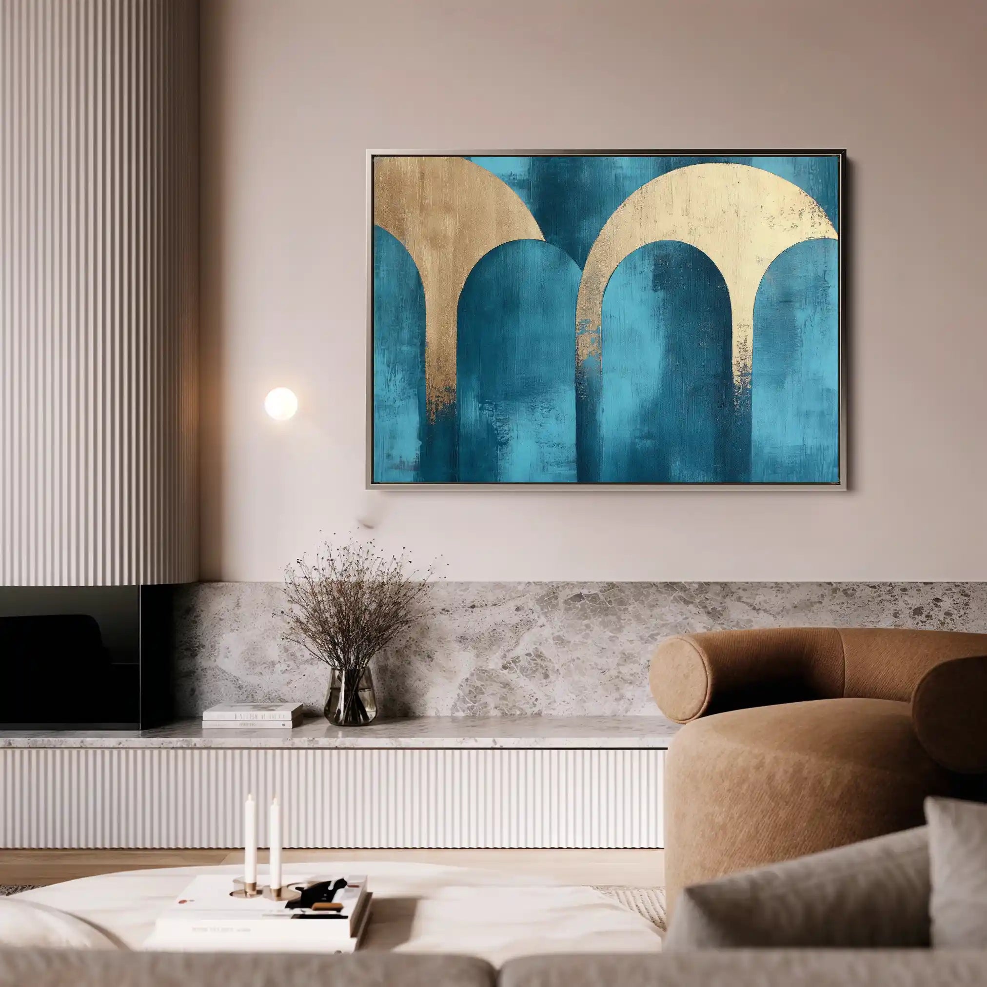 Boho 192 Canvas Art 60 x 40 cm / Black