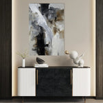 Abstract 1929 Canvas Art 60 x 40 cm / Black