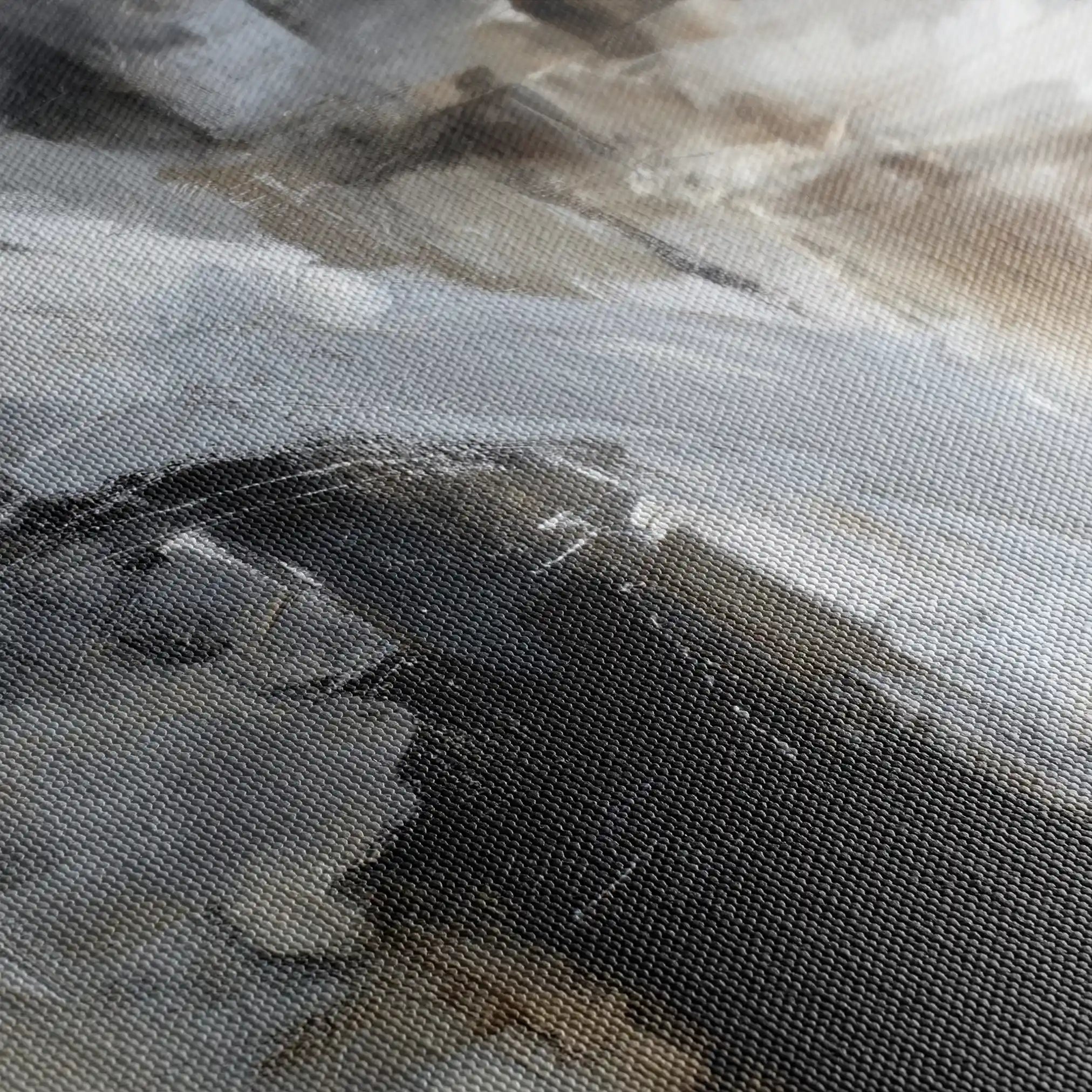 Abstract 1929 Canvas Art 60 x 40 cm / Black