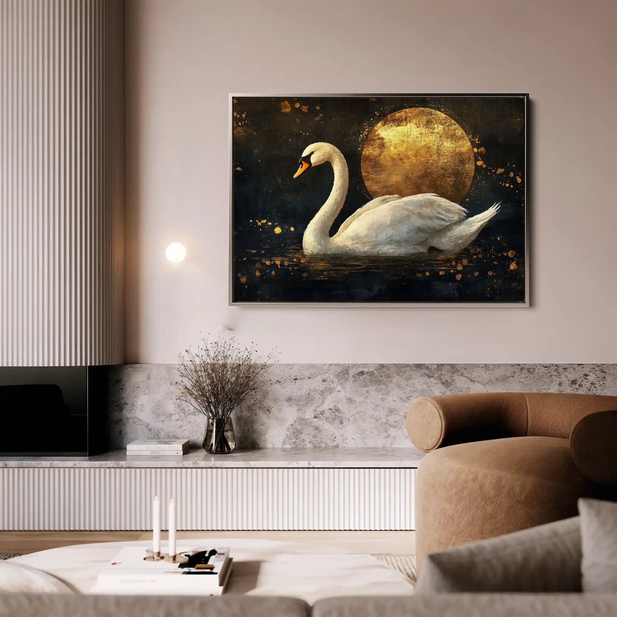 Animals 193 Canvas Art 60 x 40 cm / Black