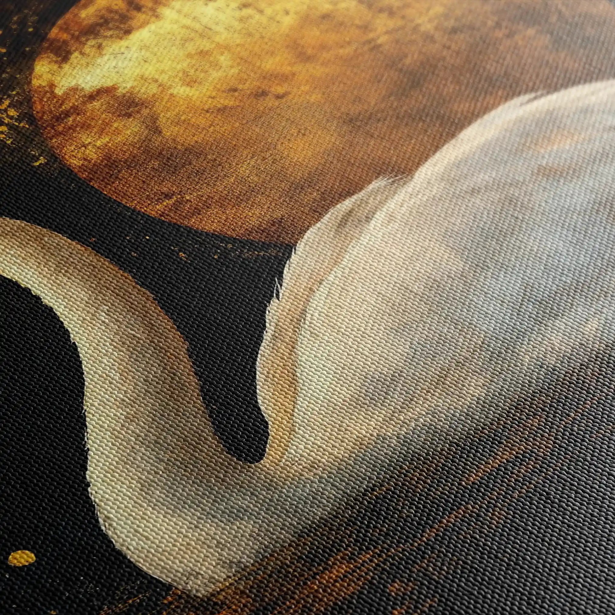 Animals 193 Canvas Art 60 x 40 cm / Black