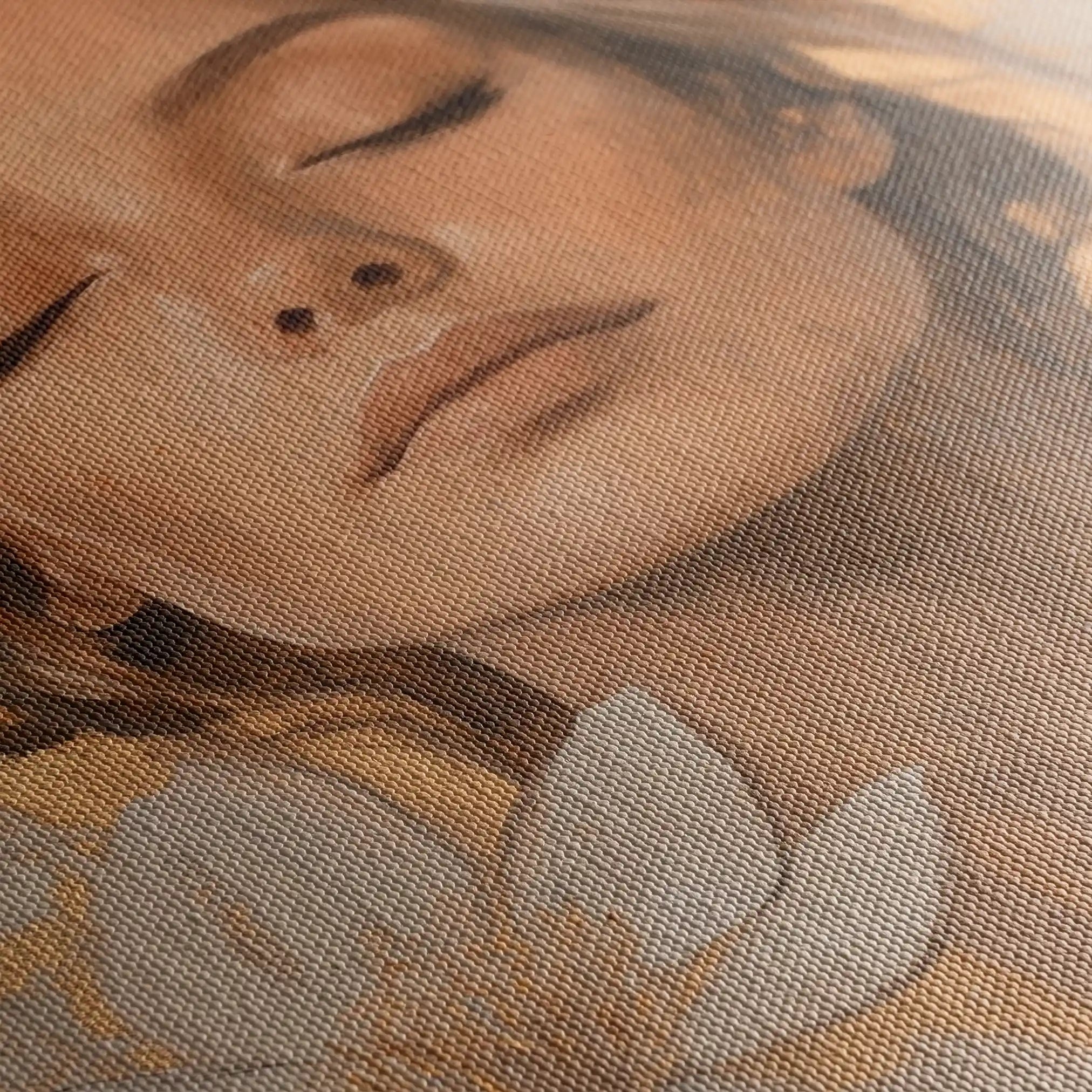 Portrait 193 Canvas Art 60 x 40 cm / Black