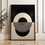 Abstract 1930 Canvas Art 60 x 40 cm / Black