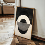 Abstract 1930 Canvas Art 60 x 40 cm / Black