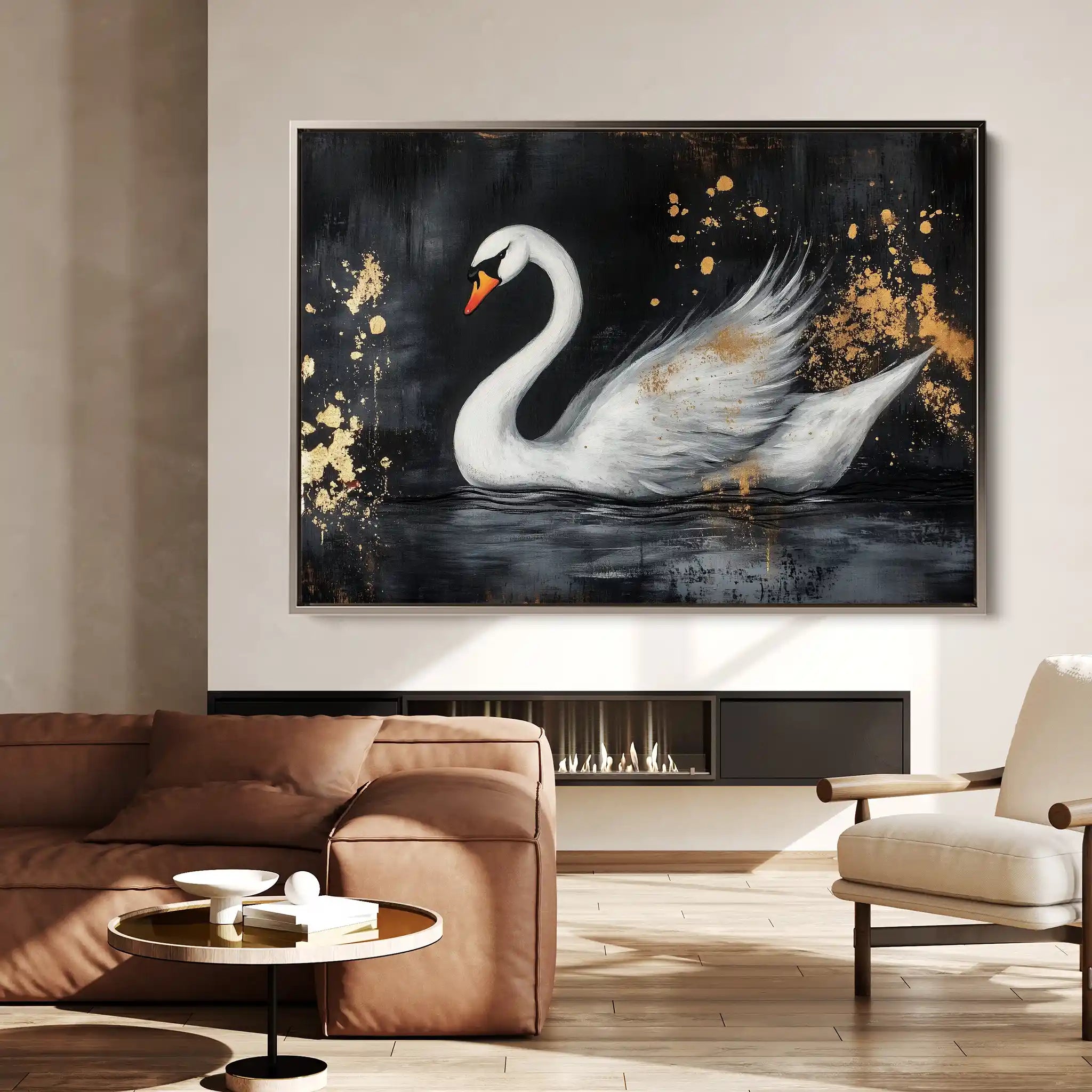 Animals 194 Canvas Art 60 x 40 cm / Black