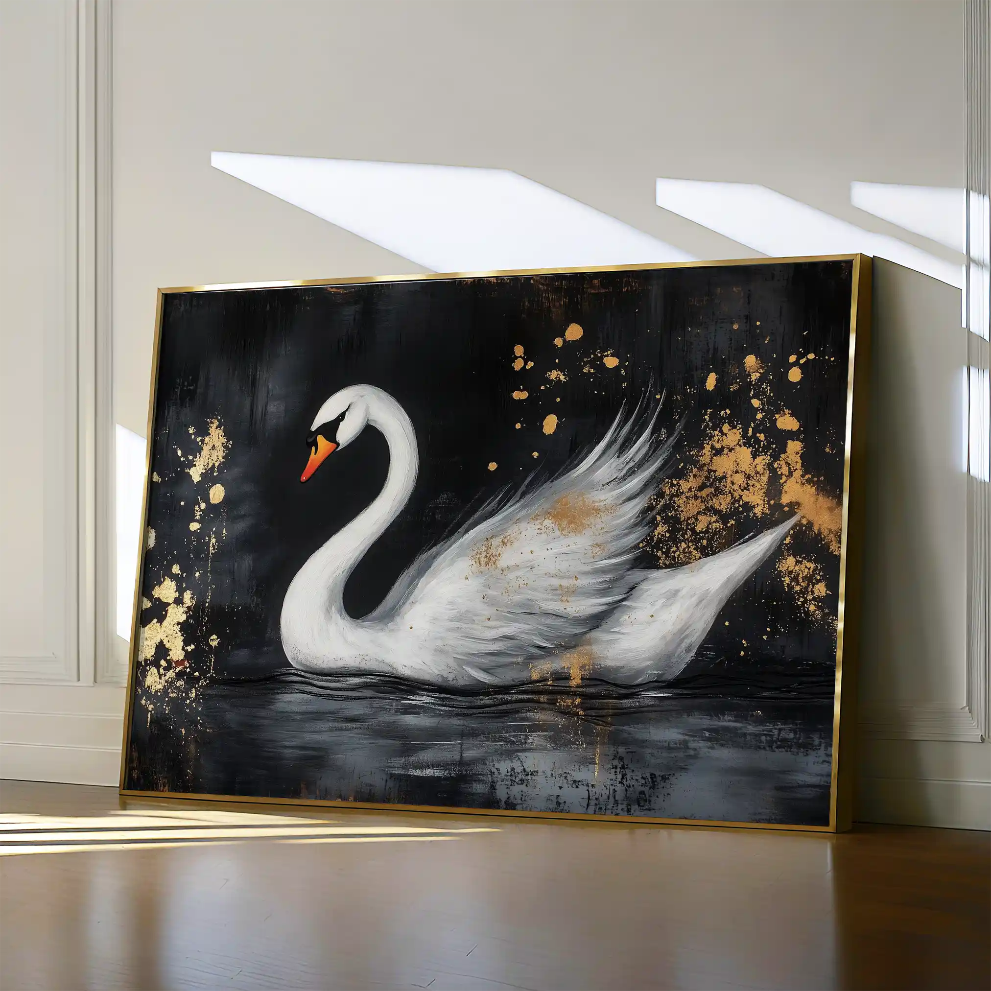 Animals 194 Canvas Art 60 x 40 cm / Black