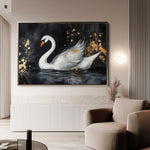 Animals 194 Canvas Art 60 x 40 cm / Black