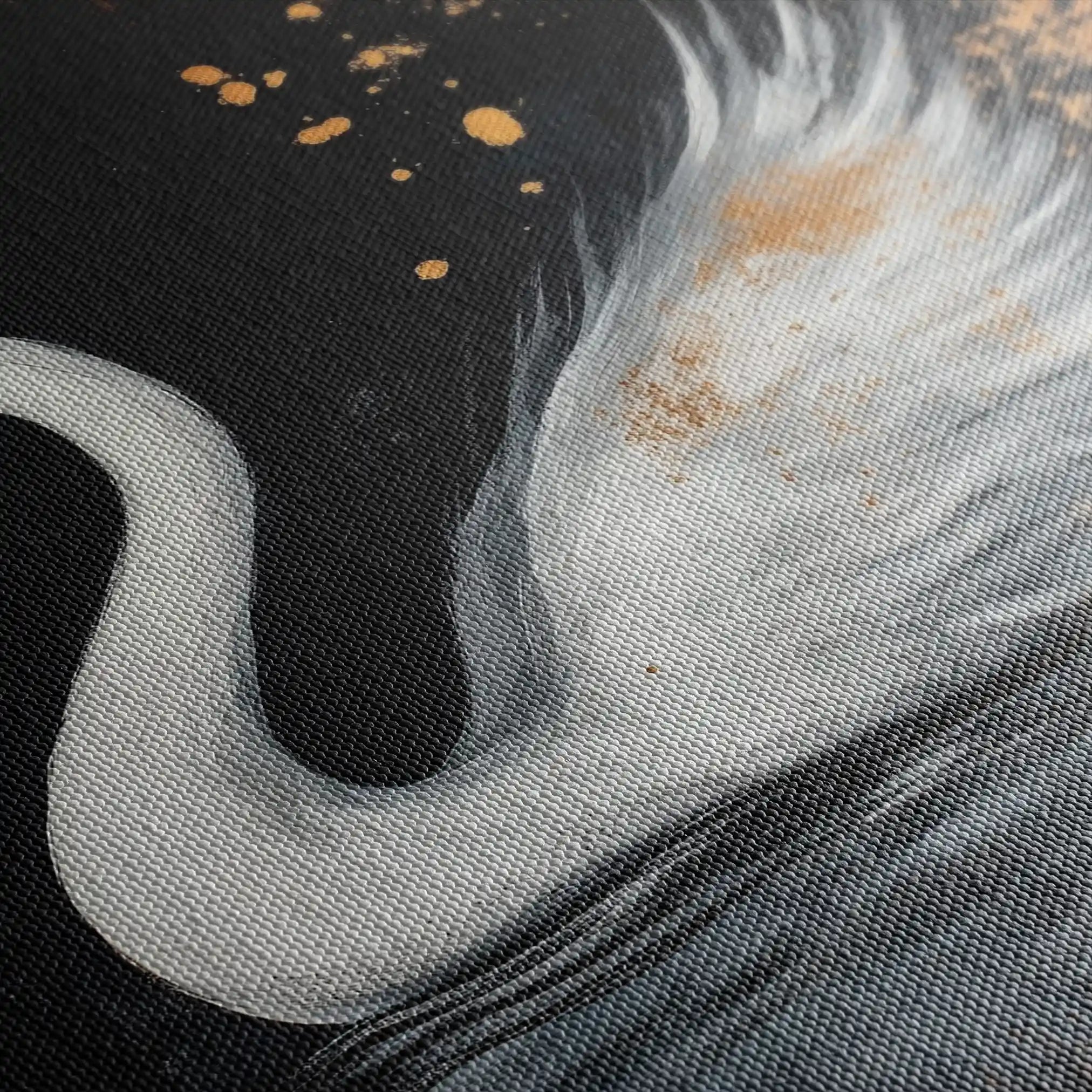 Animals 194 Canvas Art 60 x 40 cm / Black