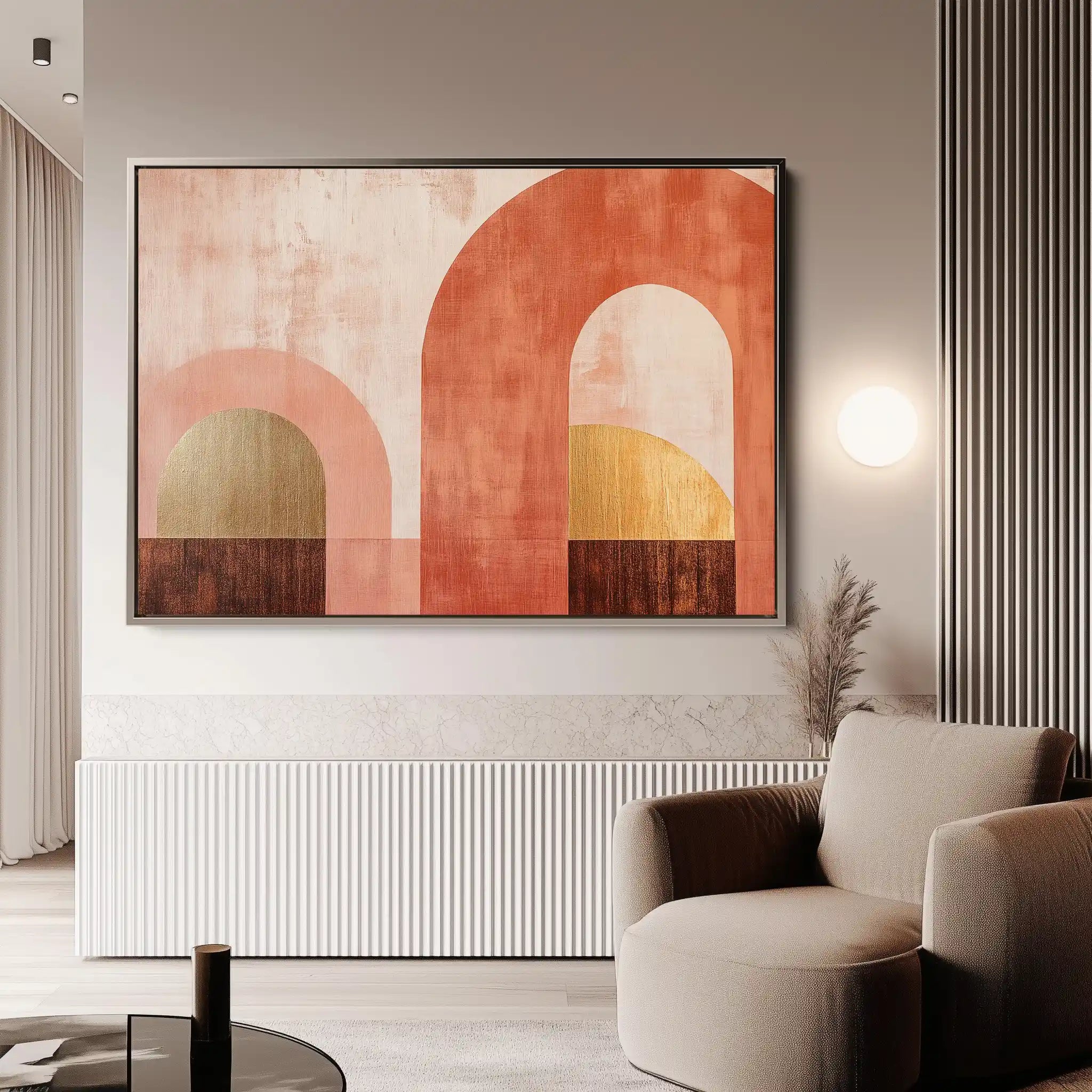 Boho 194 Canvas Art 60 x 40 cm / Black