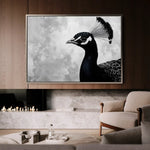 Animals 195 Canvas Art 60 x 40 cm / Black