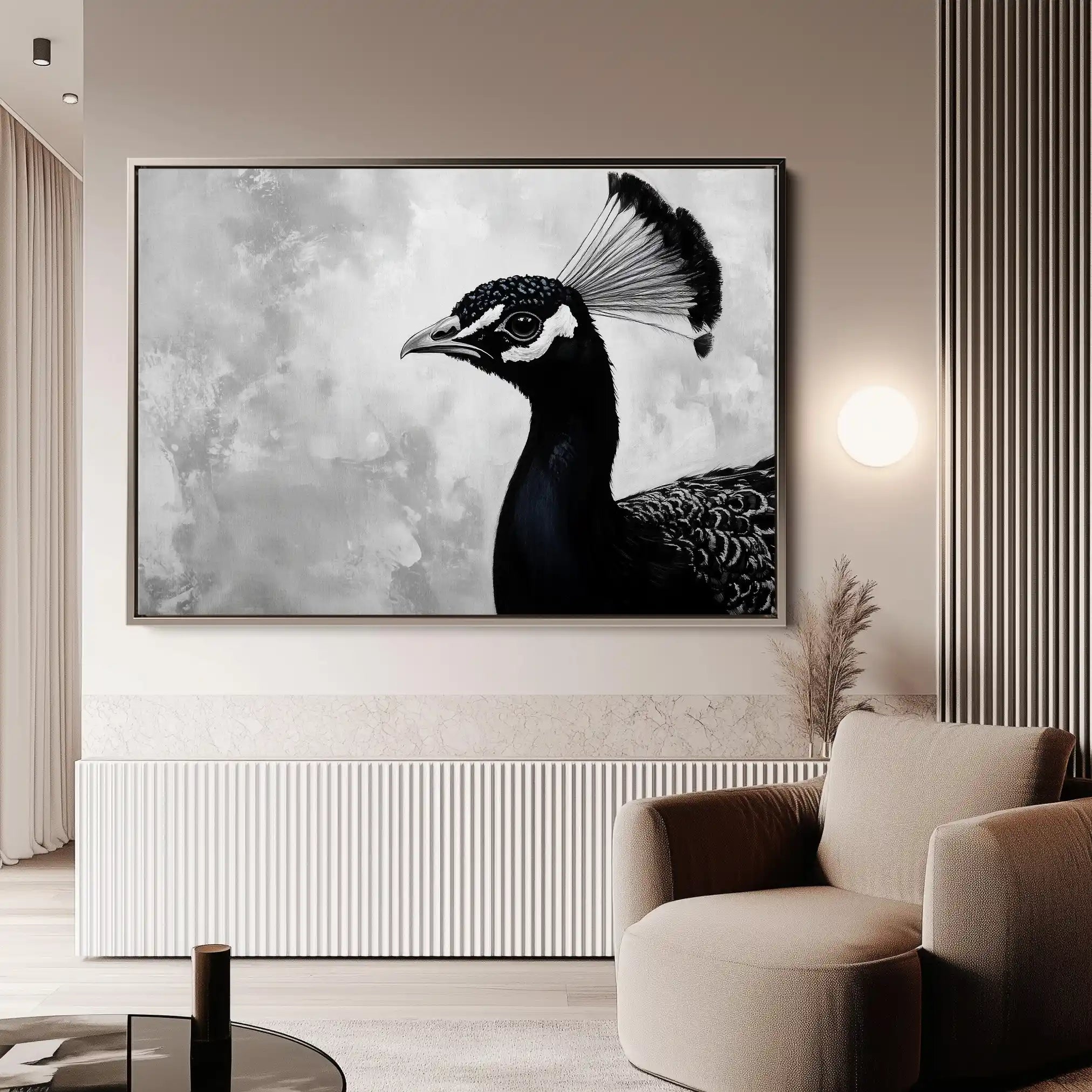 Animals 195 Canvas Art 60 x 40 cm / Black