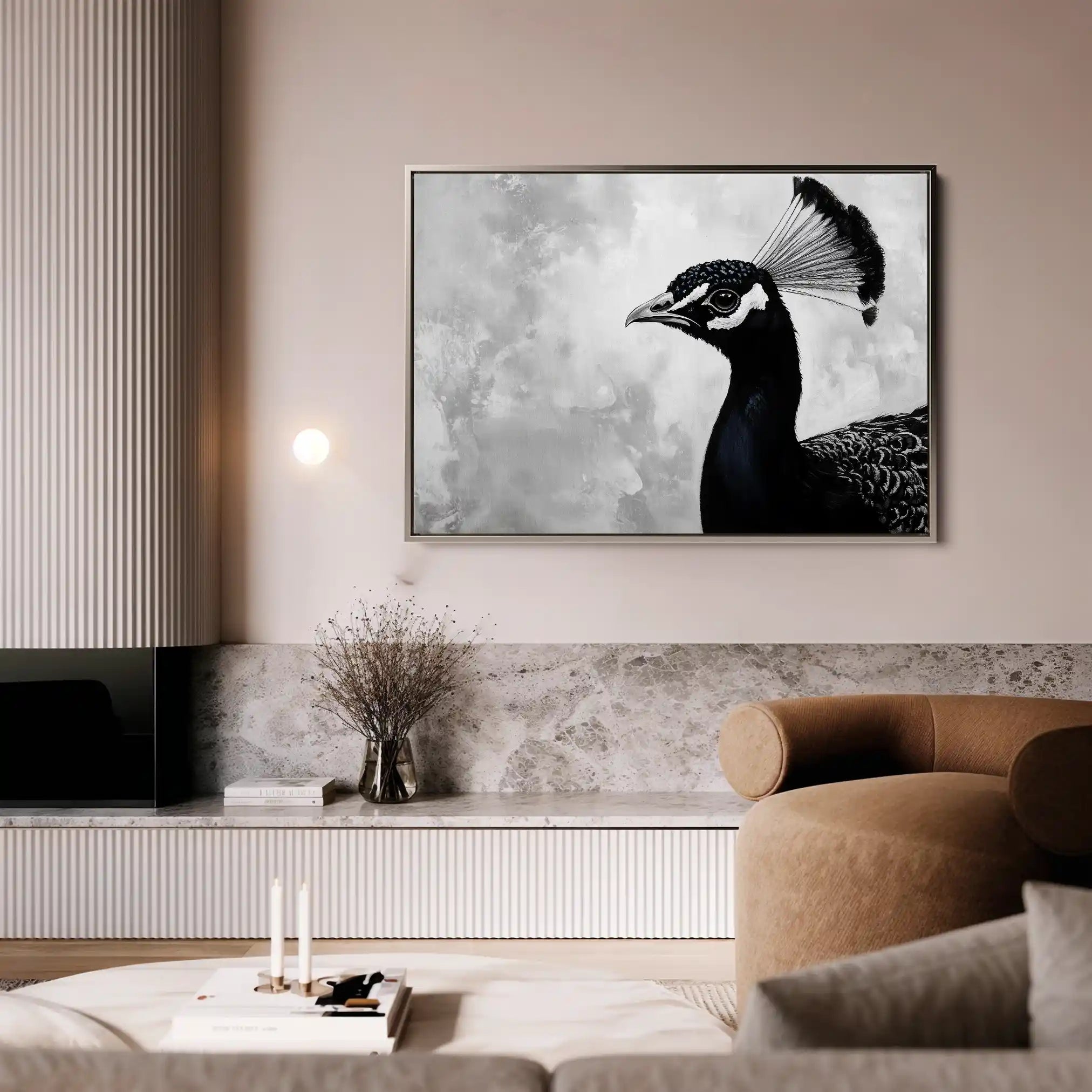 Animals 195 Canvas Art 60 x 40 cm / Black