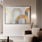 Boho 195 Canvas Art 60 x 40 cm / Black