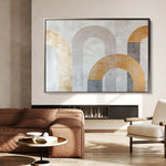 Boho 195 Canvas Art 60 x 40 cm / Black