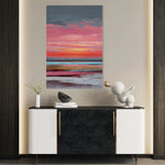 Abstract 1952 Canvas Art 60 x 40 cm / Black