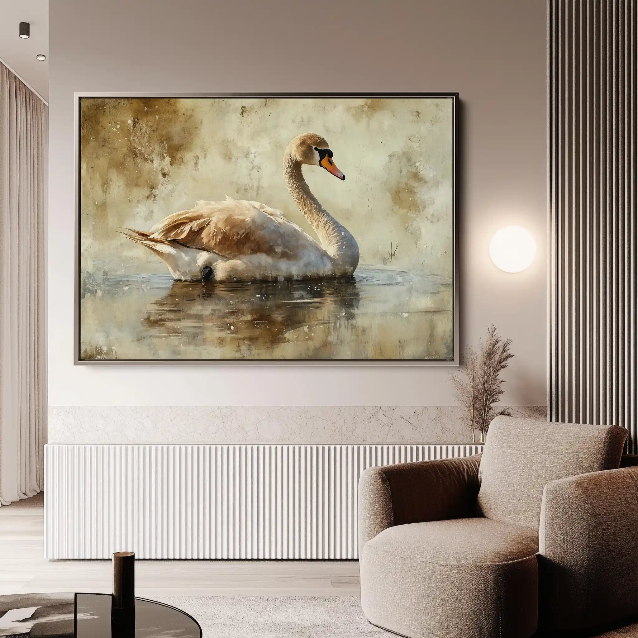 Animals 196 Canvas Art 60 x 40 cm / Black