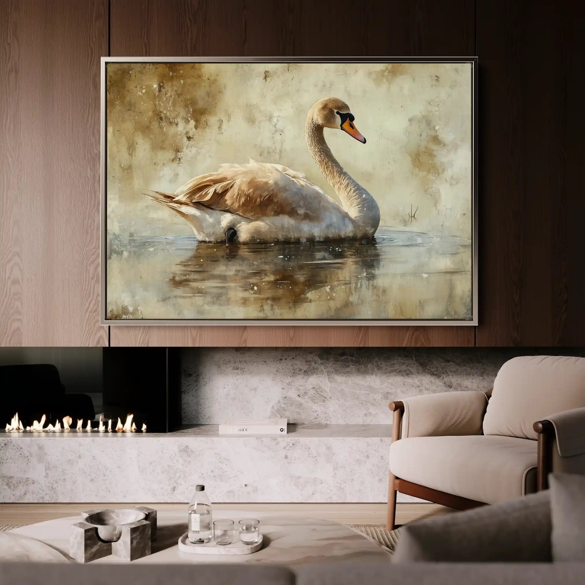 Animals 196 Canvas Art 60 x 40 cm / Black