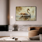 Animals 196 Canvas Art 60 x 40 cm / Black