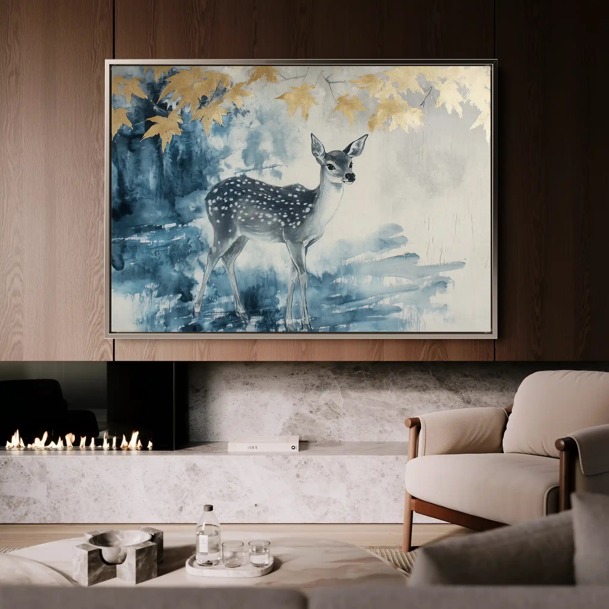 Animals 198 Canvas Art 60 x 40 cm / Black