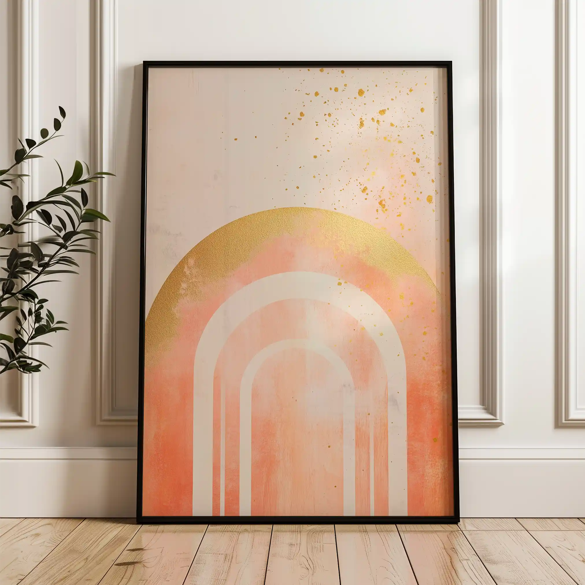 Boho 198 Canvas Art 60 x 40 cm / Black