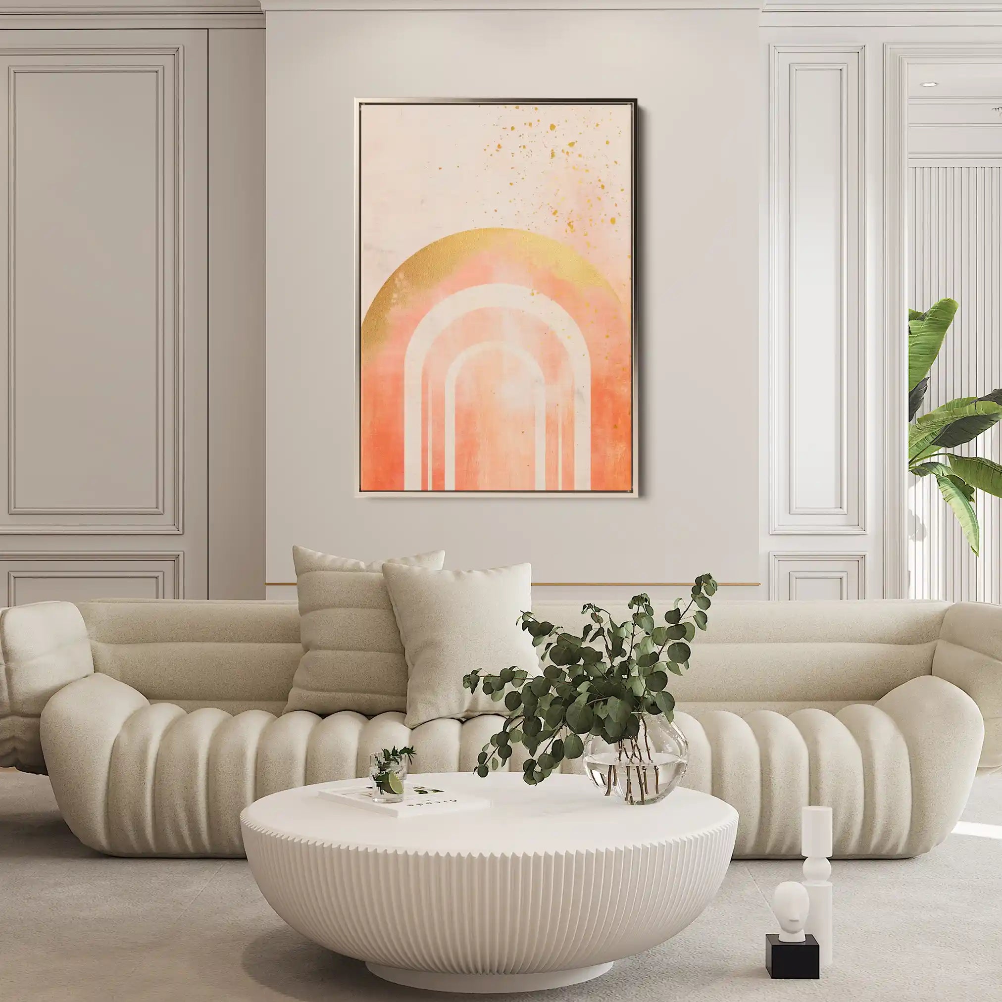 Boho 198 Canvas Art 60 x 40 cm / Black