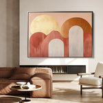 Boho 199 Canvas Art 60 x 40 cm / Black