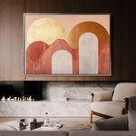 Boho 199 Canvas Art 60 x 40 cm / Black