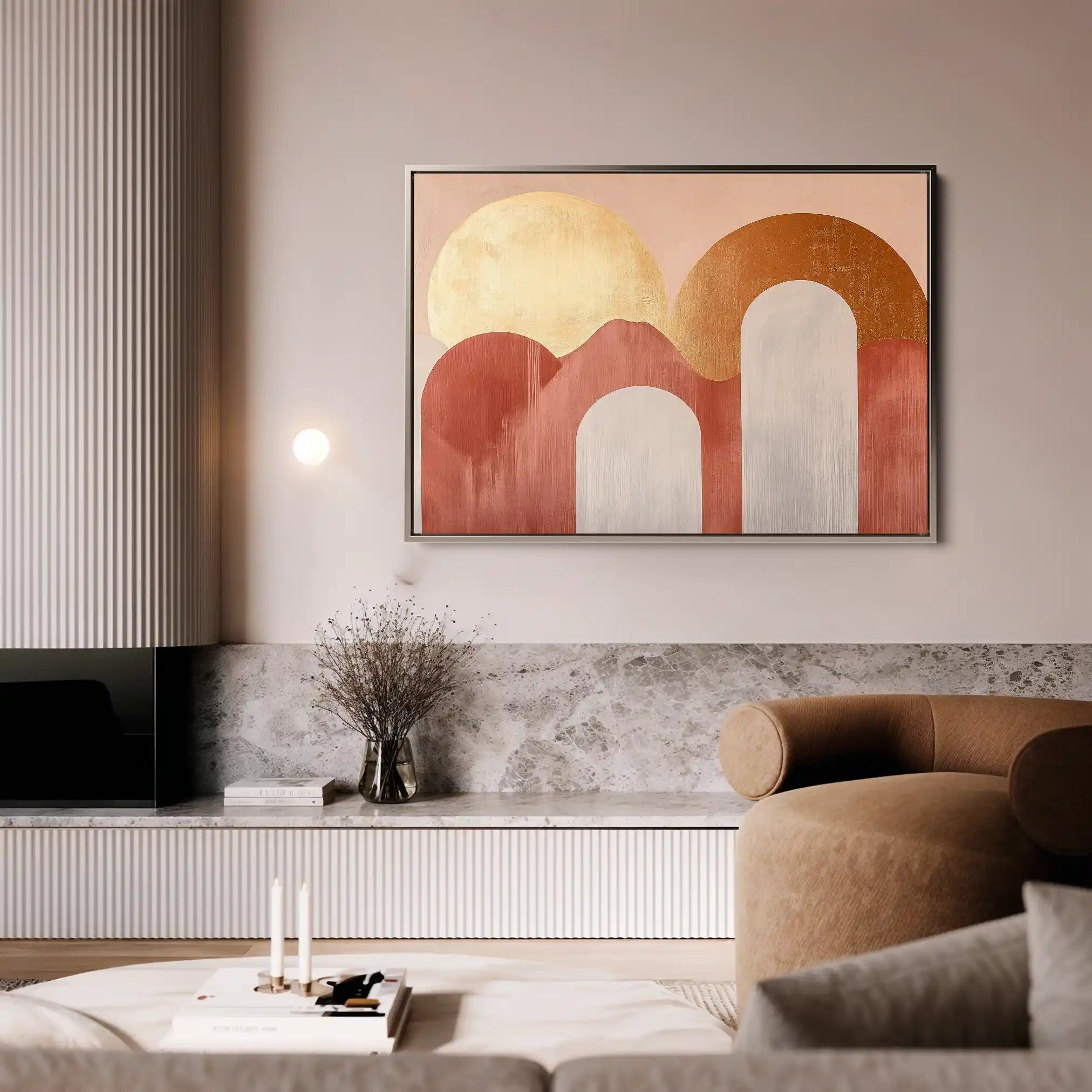 Boho 199 Canvas Art 60 x 40 cm / Black