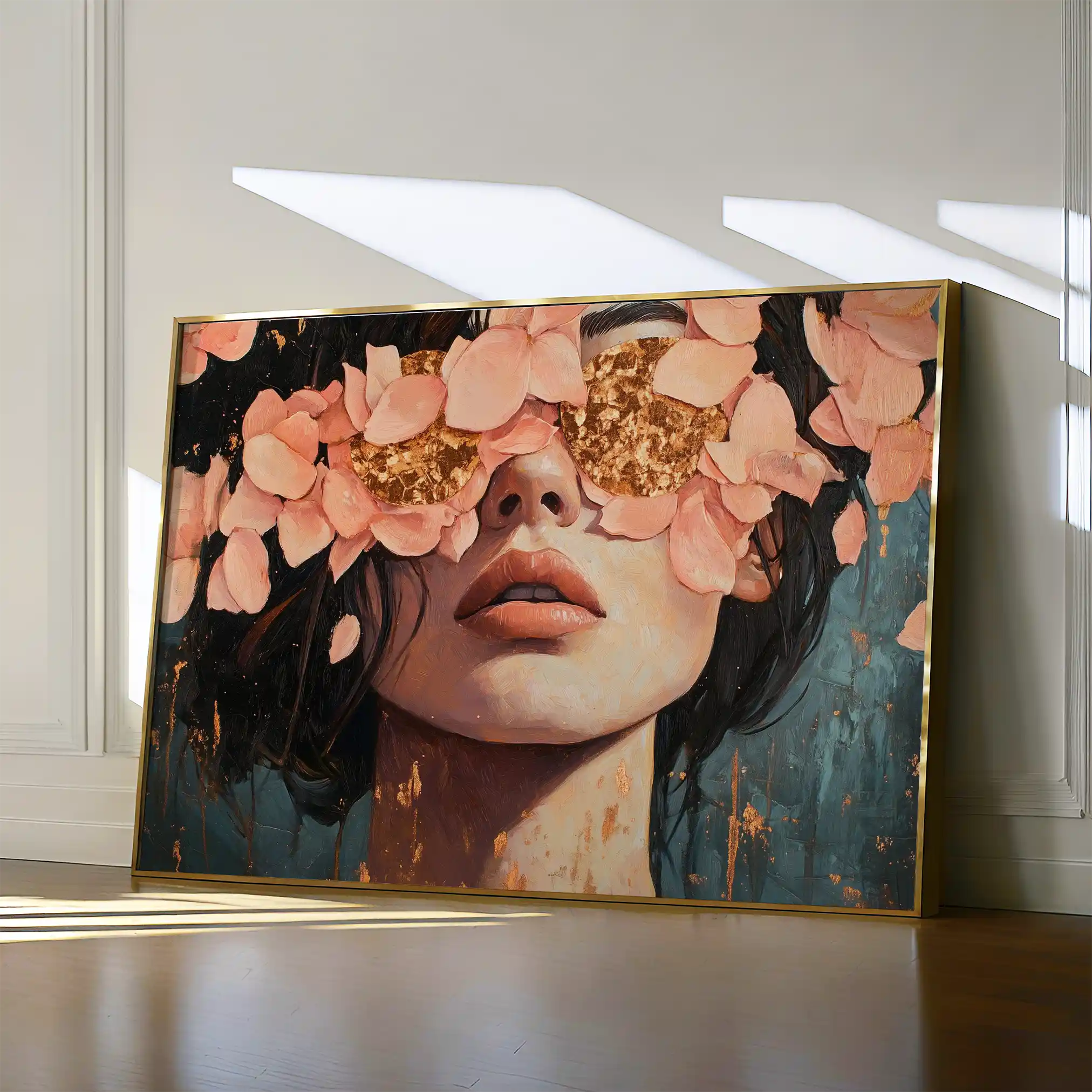 Portrait 199 Canvas Art 60 x 40 cm / Black