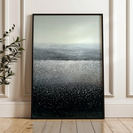 Abstract 1990 Canvas Art 60 x 40 cm / Black