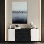 Abstract 1992 Canvas Art 60 x 40 cm / Black