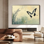 Animals 200 Canvas Art 60 x 40 cm / Black