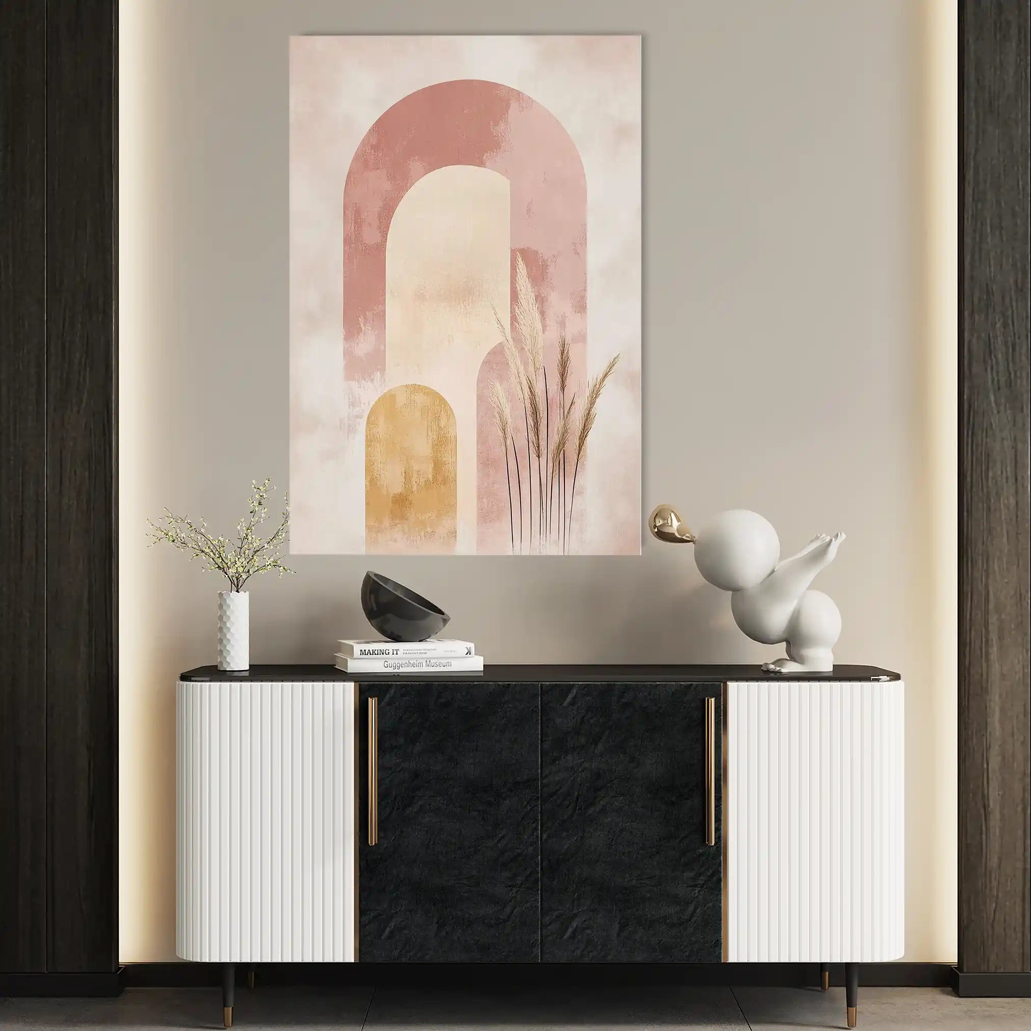 Boho 200 Canvas Art 60 x 40 cm / Black