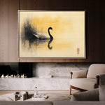 Animals 201 Canvas Art 60 x 40 cm / Black