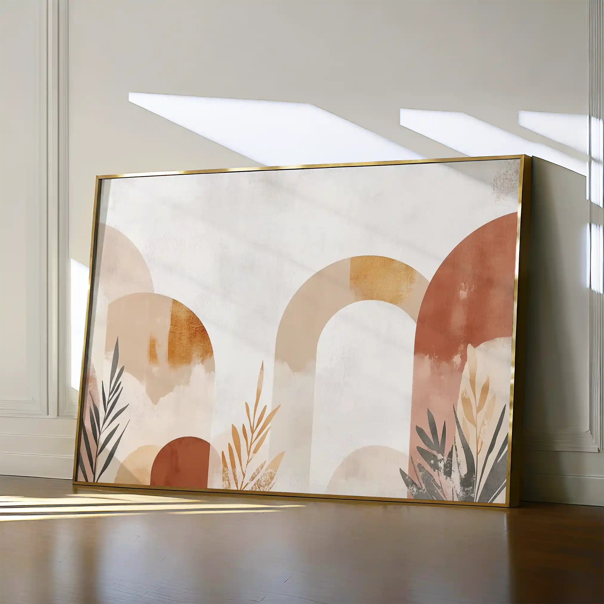 Boho 201 Canvas Art 60 x 40 cm / Black