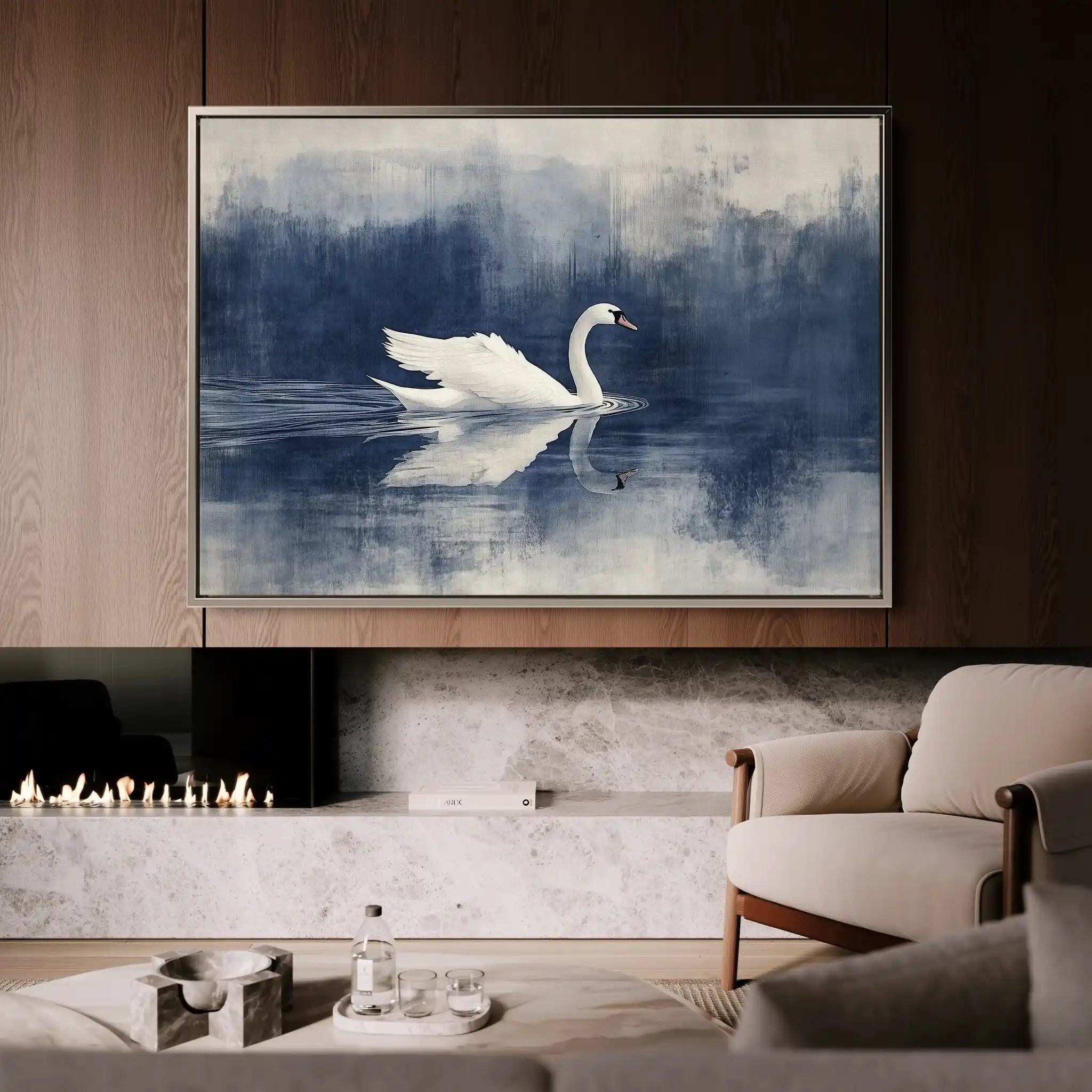 Animals 202 Canvas Art 60 x 40 cm / Black