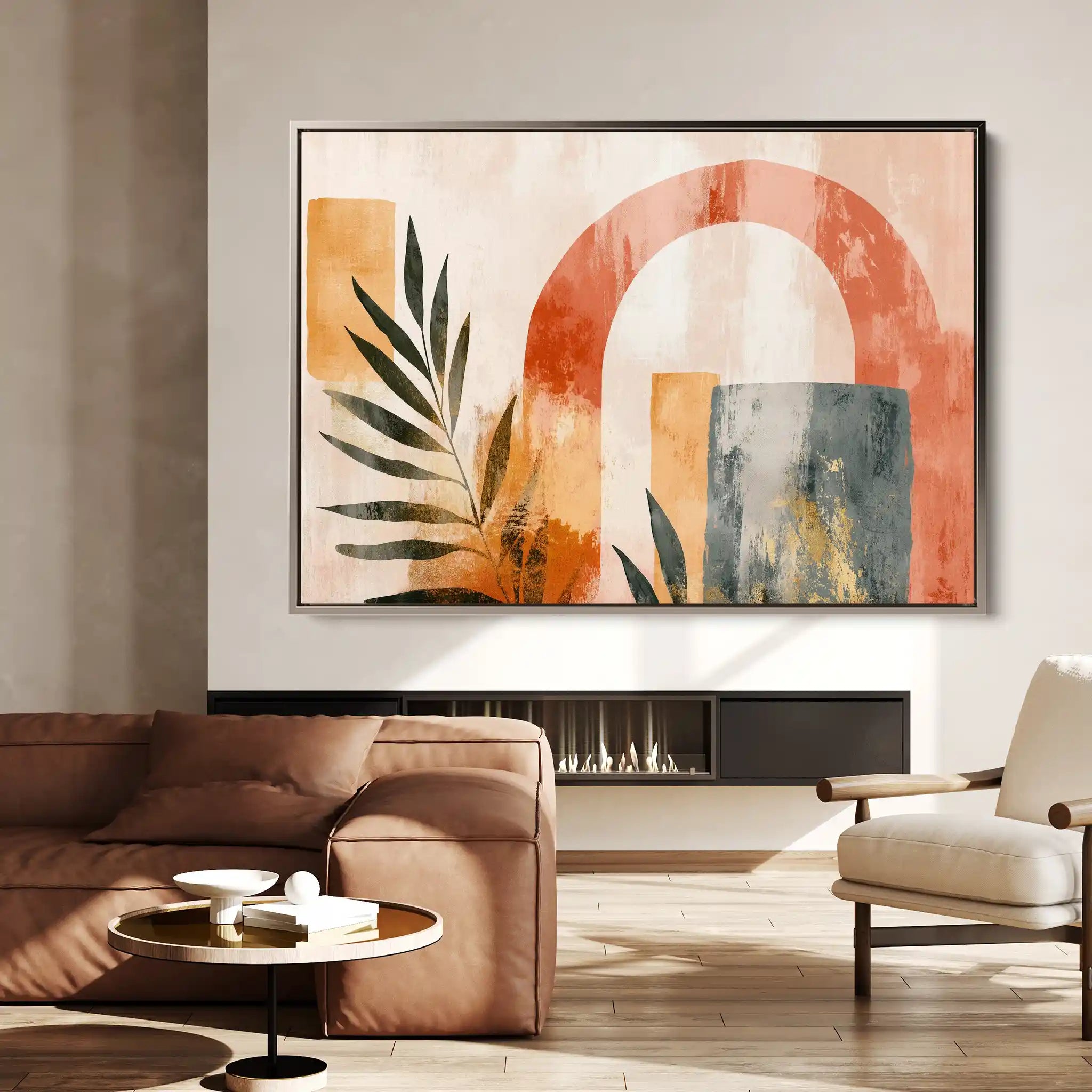 Boho 202 Canvas Art 60 x 40 cm / Black