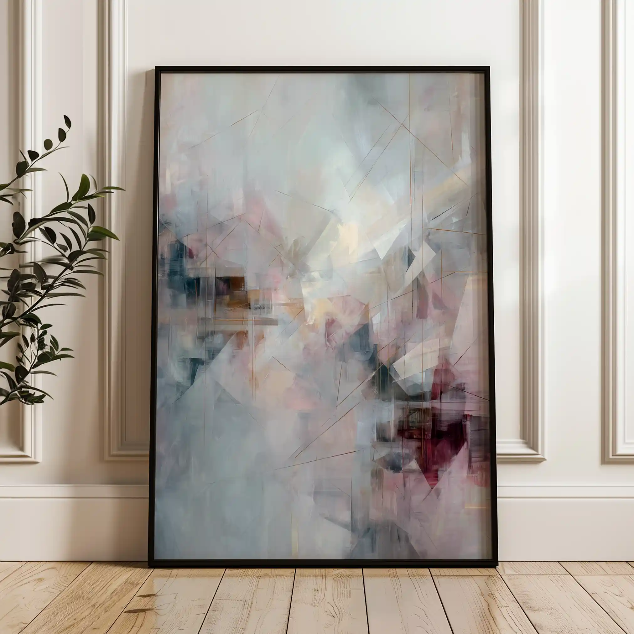 Abstract 2020 Canvas Art 60 x 40 cm / Black