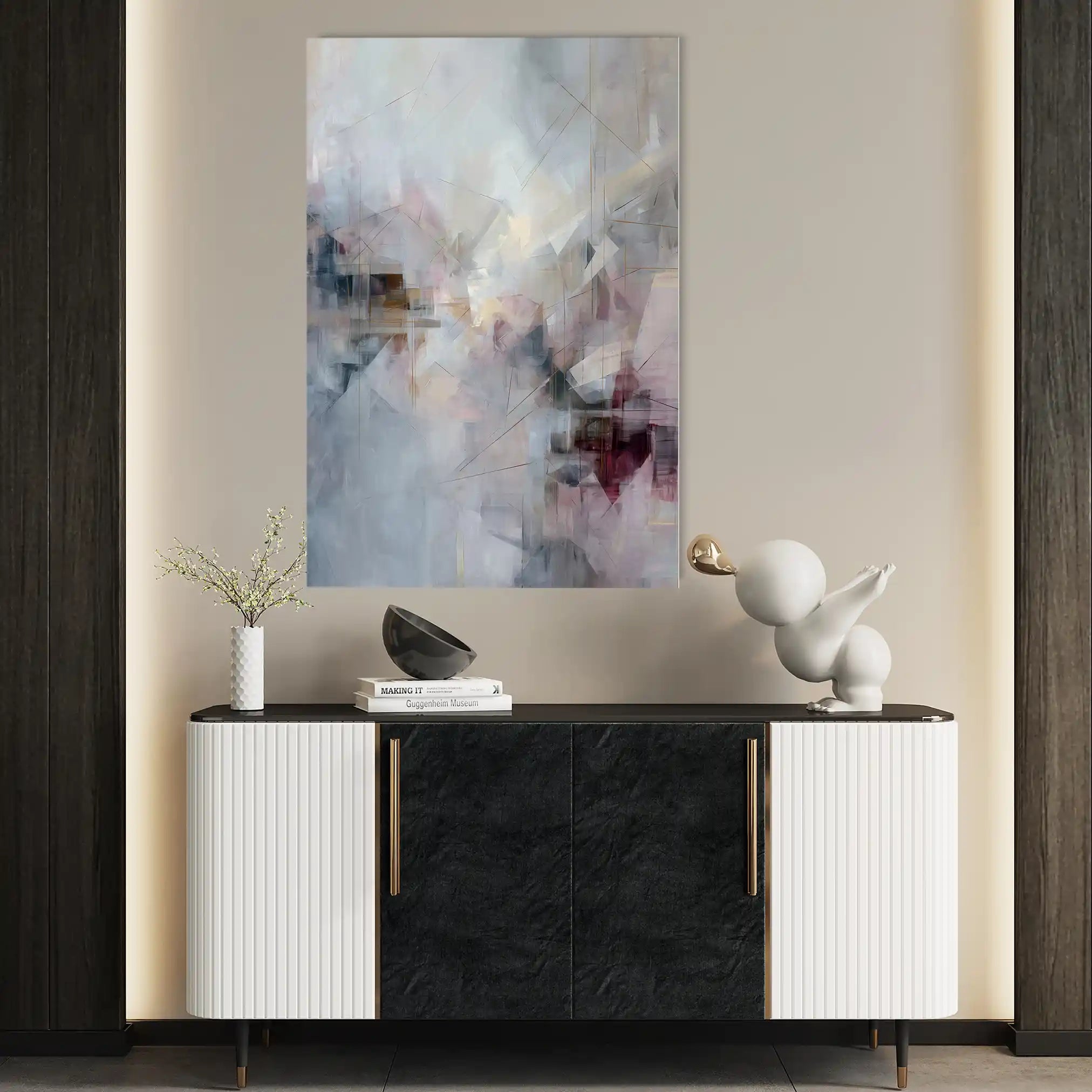 Abstract 2020 Canvas Art 60 x 40 cm / Black