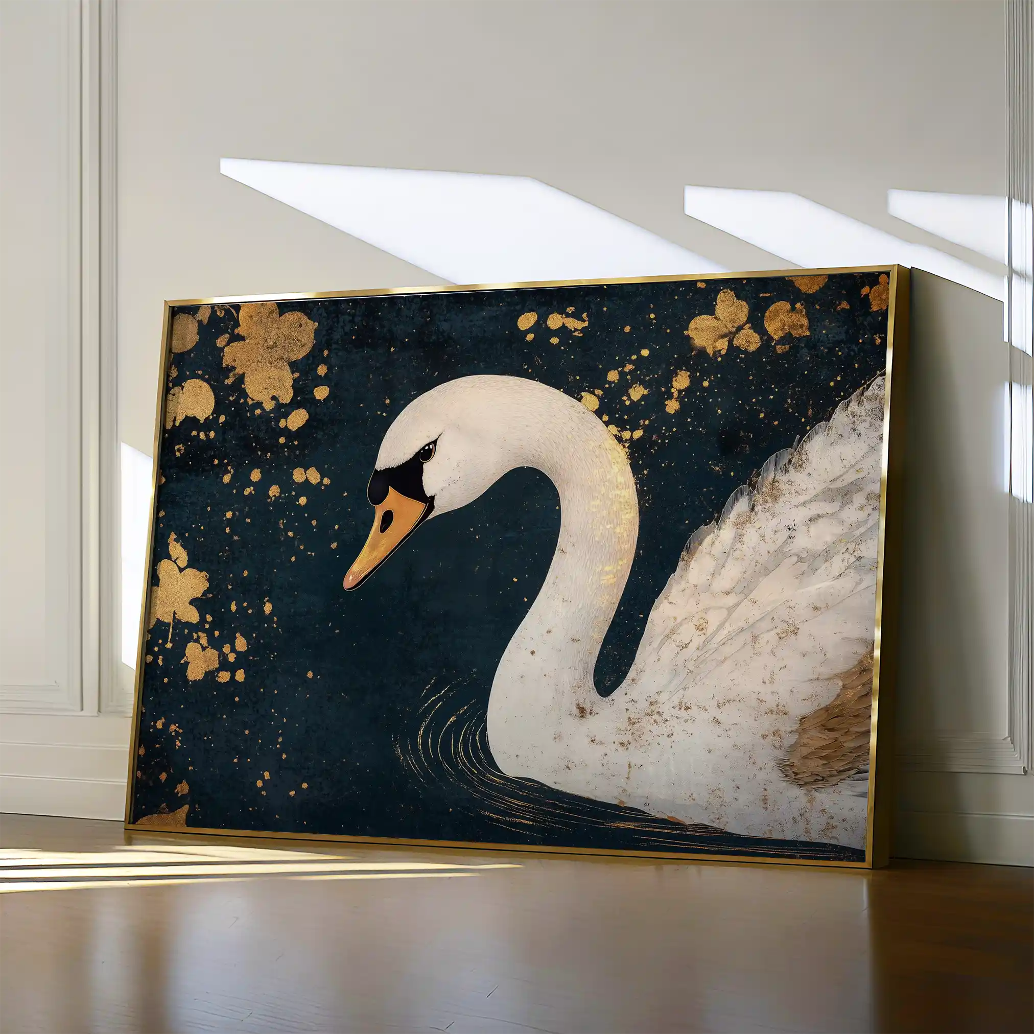 Animals 203 Canvas Art 60 x 40 cm / Black