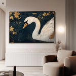 Animals 203 Canvas Art 60 x 40 cm / Black