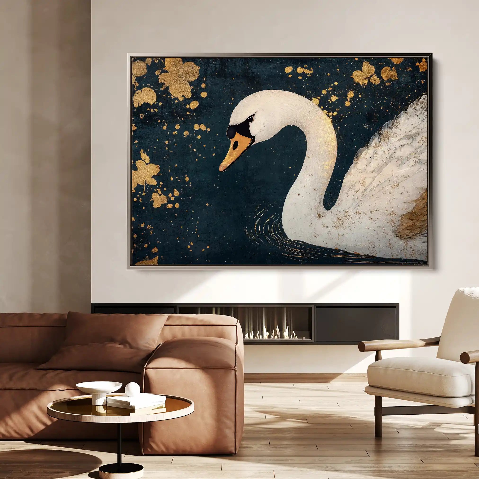 Animals 203 Canvas Art 60 x 40 cm / Black