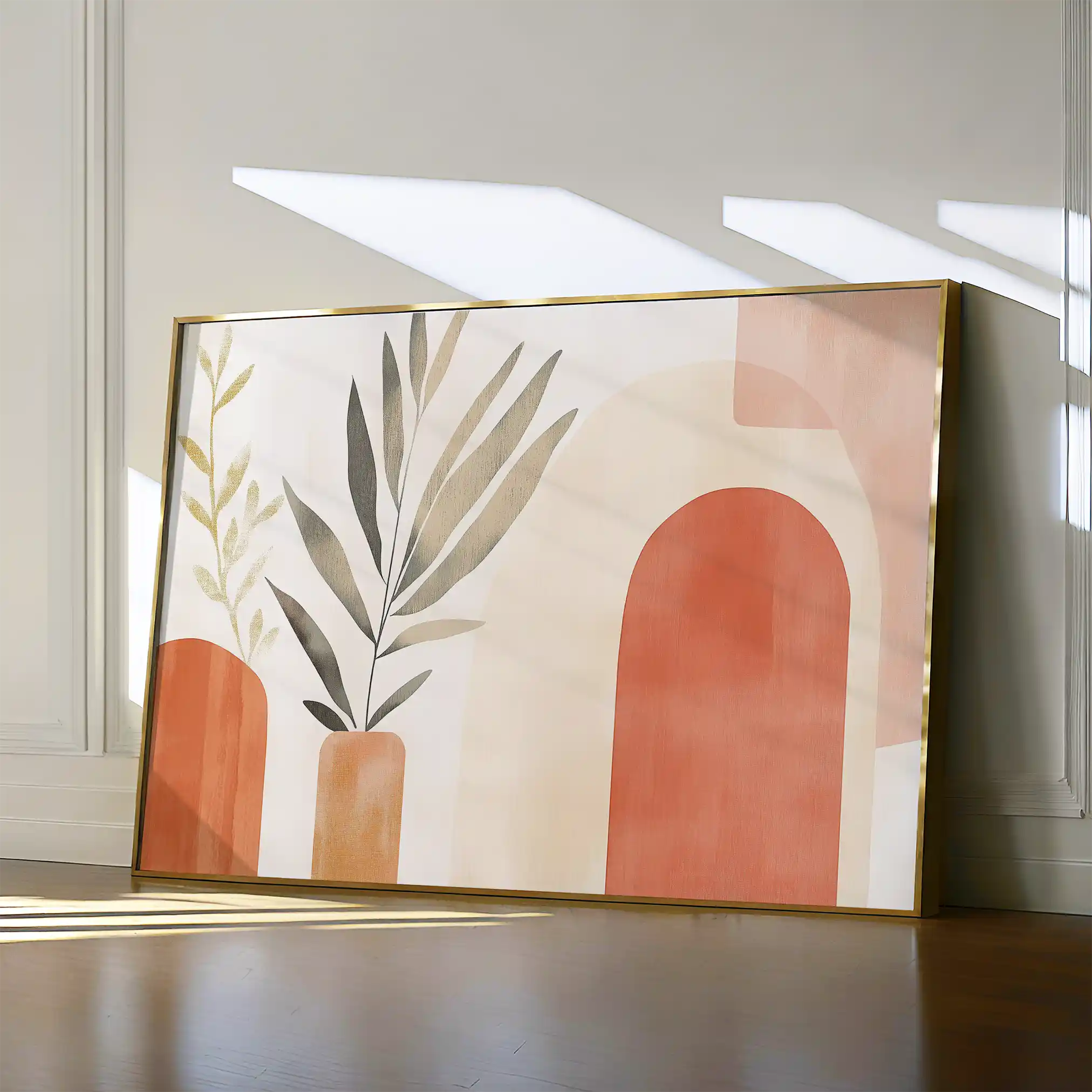 Boho 203 Canvas Art 60 x 40 cm / Black