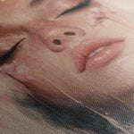 Portrait 203 Canvas Art 60 x 40 cm / Black